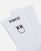 Calzini con logo Love Birds - Muticolor Nero-Bianco | Pinko