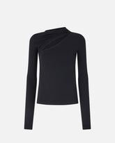 Sweater with cut-out detail - | Pinko