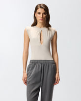 Bodi indesmallable con detalle cut-out - | Pinko