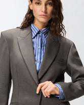 Chaqueta entallada con fruncido - | Pinko