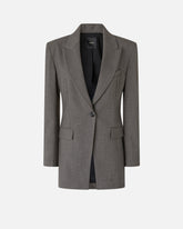 Chaqueta entallada con fruncido - | Pinko