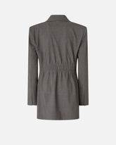 Chaqueta entallada con fruncido - | Pinko