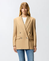 Giacca doppiopetto in misto lana - | Pinko