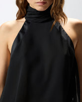 Top all'americana con apertura sul retro - | Pinko