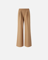 Pantaloni lunghi wide-leg in misto lana - | Pinko