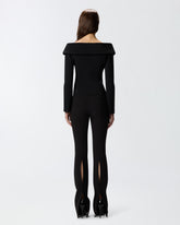 Veste ajustée à épaules dénudées - | Pinko