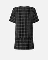 Vestito corto a quadri - | Pinko