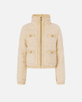 Piumino bouclé con tasche - | Pinko