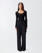 Maglia effetto annodato in misto lana - | Pinko