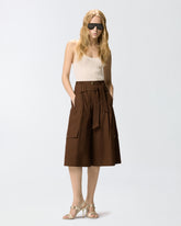 Fluid long shorts in cotton - | Pinko