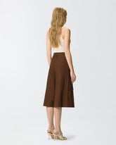 Long bermuda fluide en coton - | Pinko