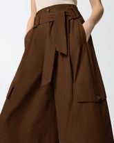 Long bermuda fluide en coton - | Pinko