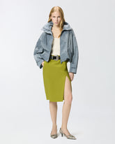 Giacca blouson con micro borchie all over - | Pinko