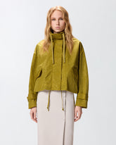 Giacca blouson con micro borchie all over - | Pinko