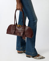 Borsa grande a spalla Escape Bag Horizontal in pelle - | Pinko