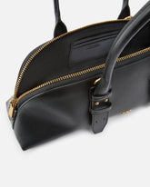 Escape Bag Horizontal large shoulder bag in leather - Black | Pinko