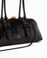 Borsa a mano grande Escape Bag Horizontal in pelle new shiny - | Pinko