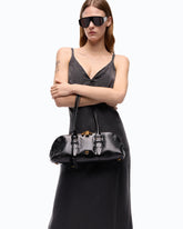 Borsa a mano grande Escape Bag Horizontal in pelle new shiny - | Pinko