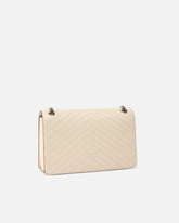 Love Bag One medium handbag in chevron leather - | Pinko