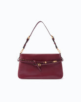 Belt Bag medium shoulder bag in leather - Pink | Pinko