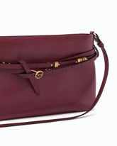 Sac porté épaule moyen Belt Bag en cuir - Bordeaux | Pinko