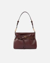 Belt Bag Mini small shoulder bag in leather - Burgundy | Pinko