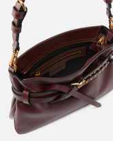 Belt Bag Mini small shoulder bag in leather - Burgundy | Pinko