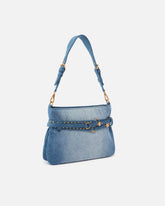 Borsa a spalla piccola Belt Bag Mini in denim - | Pinko
