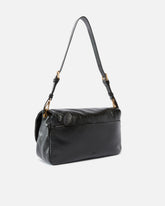 Średniej wielkości torebka na pasku Love Bag Click Soft Horizontal Handle z lśniącej skóry - | Pinko