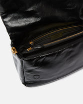 Love Bag Click Soft Horizontal Handle medium crossbody bag in shiny leather - | Pinko