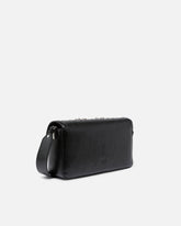 Mittelgroße Schultertasche Love Bag Slouchy aus Mikrofaser mit Ledereffekt - Schwarz | Pinko