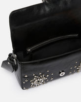 Love Bag Slouchy medium shoulder bag in leather-effect microfibre - | Pinko