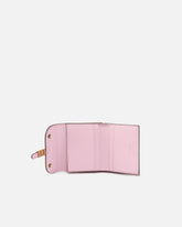 Leather wallet with PINKO lettering - Light Pink | Pinko