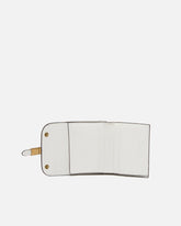 Portafoglio in pelle con lettering PINKO - Bianco | Pinko