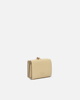 Compact leather wallet with wristlet - | Pinko