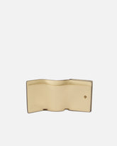 Compact leather wallet with wristlet - | Pinko