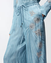 Pantalon fluide à imprimé bijou placé - | Pinko