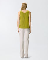 Top a canotta con righe gioiello - | Pinko