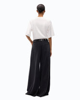 Flared jeans with super wide leg - | Pinko