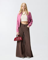 Bomber en cuir vintage - | Pinko