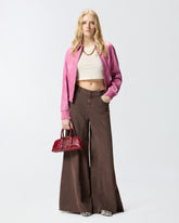 Skórzana bomberka vintage - | Pinko