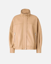 Nappa leather blouson jacket - | Pinko