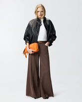 Giacca blouson in nappa - | Pinko