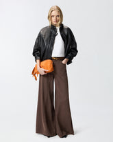 Giacca blouson in nappa - | Pinko