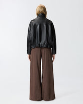 Giacca blouson in nappa - | Pinko