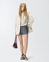 Lightweight shirt with jewel stripes - | Pinko