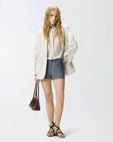 Lightweight shirt with jewel stripes - | Pinko