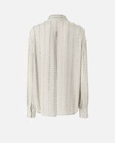 Lightweight shirt with jewel stripes - | Pinko