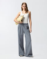 Trousers with jewel stripes - | Pinko