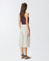Bermuda shorts with jewel stripes - | Pinko